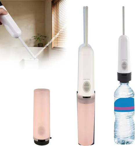 Miniatura 11 de Hibbent Bidé portátil para viajes, rociador eléctrico de mano de alta presión, bidé de viaje recargable para mujeres y hombres, limpieza de higiene