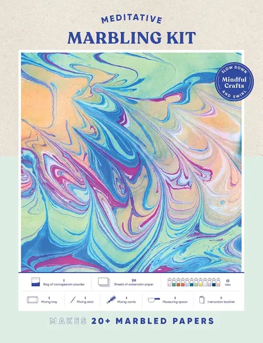 Mindful Crafts: Kit de marmoleado meditativo