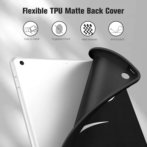 Miniatura 6 de Fintie SlimShell - Funda para iPad de 9ª/8ª/7ª generación (modelo 2021/2020/2019) de 10.2 pulgadas - [Soporte para lápices incorporado] Cubierta