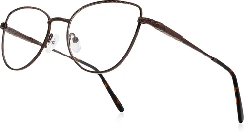 Miniatura 11 de RB. Pilot - Lentes de lectura retro de ojo de gato para mujer, con bloqueo de luz azul, lentes de computadora con bisagra de resorte