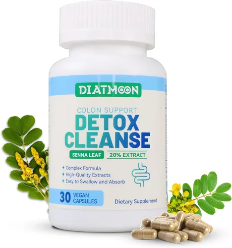 Cápsulas de limpieza intestinal, apoyo intestinal y colon, desintoxicación y limpieza, durante 15 días, sin OMG, sin gluten, vegano, suplemento de