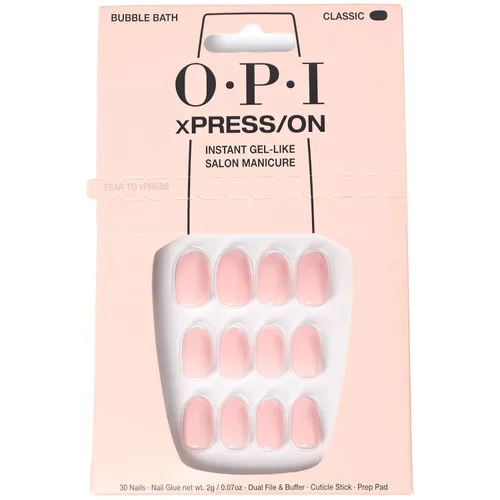 Miniatura 18 de OPI xPRESS/ON Press on Nails Short Round Classic, Long Almond & Coffin Shape Press-On Professional Nail Art Kit Zapatilla de cristal Velvet White