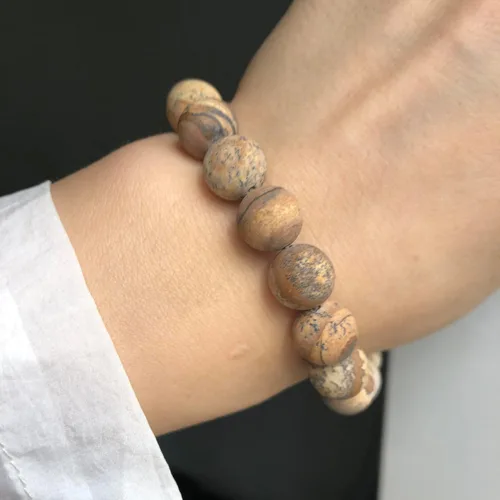 Miniatura 28 de Cuentas de Apatita 10mm 35 Piezas de Piedra para Hacer Joyería, Cuentas Grandes, Pulseras, Keychaian, Cuentas Sueltas Redondas Lisas, Cuentas