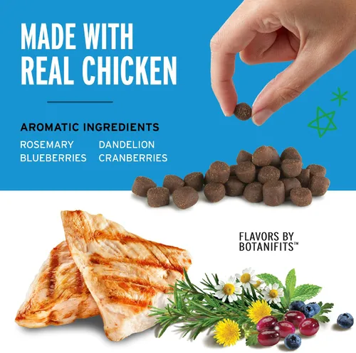 Miniatura 3 de Pet Botanics Bolsa de 20 oz. Premio de Entrenamiento Suave y Masticable, Sabor a Pollo, con 500 Golosinas por Bolsa, La Elección de los Mejores