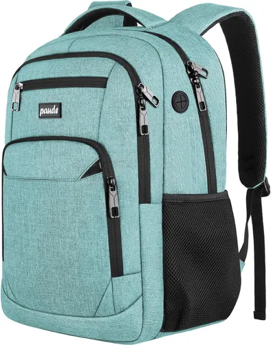 Miniatura 10 de Paude Mochila escolar, mochila de viaje para laptop de 17.3 pulgadas, mochila para adolescentes y niños, mochila universitaria con puerto de carga