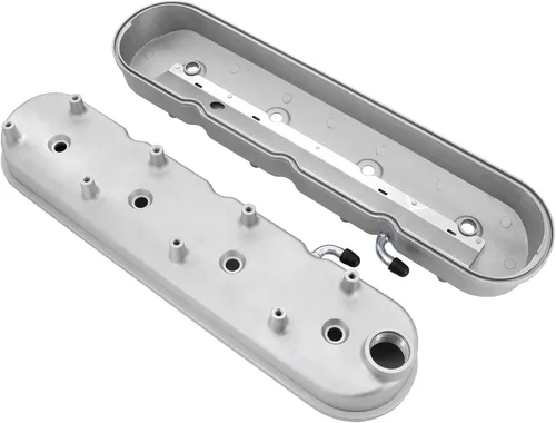 Miniatura 6 de LS - Cubiertas de válvula de aluminio fundido con soportes de bobina compatibles con Che-vy Small Block V8 293 325 346 364 376 427 LS1 LS2 LS3 LS6