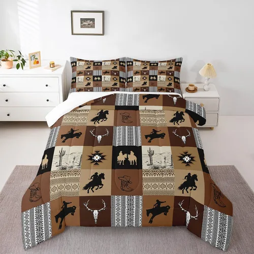 Miniatura 50 de Feelyou Lindo juego de ropa de cama de ajolote para niños y niñas tamaño twin, juego de edredón de salamandra para niños, mujeres y hombres, edredón