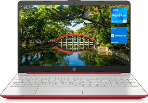 HP Laptop HD de 15.6" para negocios y estudiantes, Intel Pentium Silver N5030, 16 GB de RAM, SSD SATA de 1 TB, cámara web, lector de tarjetas