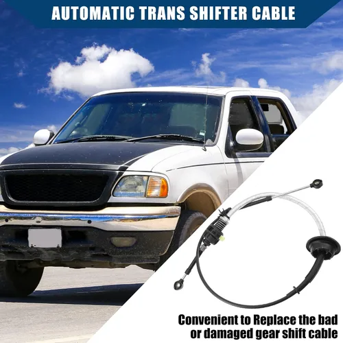 Miniatura 3 de 4L3Z-7E395-BA/Cable de cambio de engranajes de transmisión automática para Ford F150 2004 / Cable de palanca de control automático WO/Flow Thru