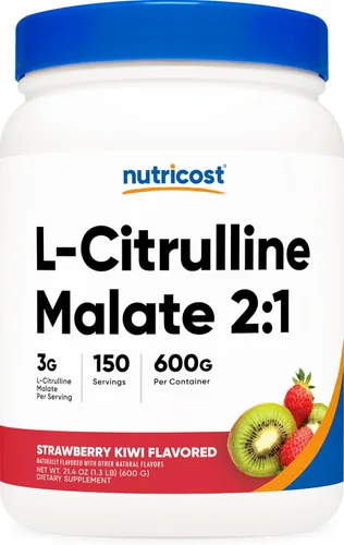 Miniatura 7 de Polvo de L-citrulina Nutricost L-Citruline Malate, 1