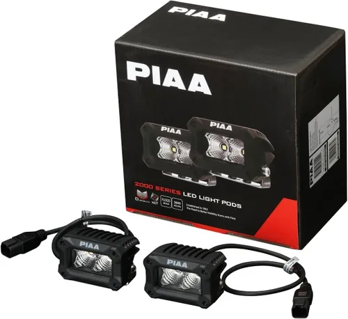 Piaa 25-02303 Serie 2000 LED blanco foco / (paquete de 2)