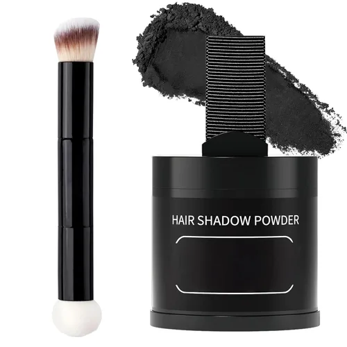 Miniatura 20 de Polvo para Teñir Raíces de Cabello Marrón - Cubre Instantáneamente el Cabello Gris con Sutil Sombra de Color para Cabello Fino 4g