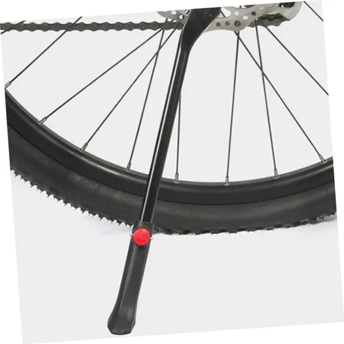 Miniatura 4 de Kisangel Accesorios de bicicleta de montaña Aleación de aluminio Kickstand Bike Kickstand Soporte lateral telescópico Pies antideslizantes Ajuste