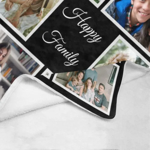 Miniatura 7 de HUGLAZY Mantas personalizadas con fotos, manta personalizada para la familia, sube tu foto de Halloween, manta personalizada para adultos