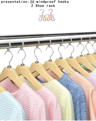 Miniatura 7 de AIODE Estante de secado de ropa para ropa plegable sin instalación Estante ajustable de acero inoxidable para ropa