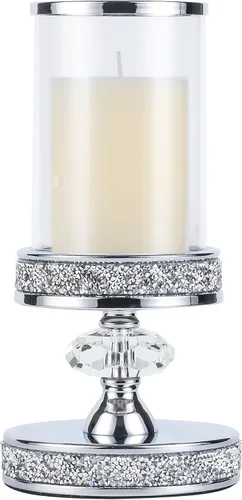 Miniatura 14 de Portavelas de pilar, candelabros de cristal para bodas, fiestas, eventos, Navidad, decoración del hogar, centros de mesa CH028D (M)