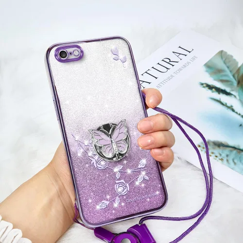 Miniatura 6 de para Apple iPhone 6 (12 cm) Funda para teléfono, para iPhone 6S Funda para teléfono móvil para mujeres y niñas, Funda protectora de TPU con diseño