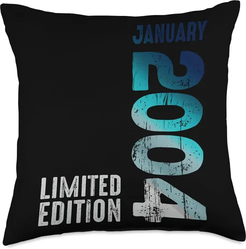Miniatura 4 de January 2004 Year 2004 Retro 2004 Vintage Limited Edition Throw Pillow