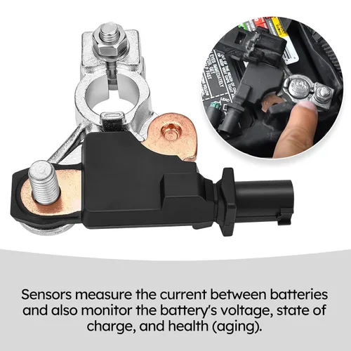 Miniatura 3 de Sensor de corriente de batería 38920-TR0-A02/Sensor de temperatura y voltaje de batería para Honda Civic 2012-2015, Honda Crv 2012-2016/2013-2021