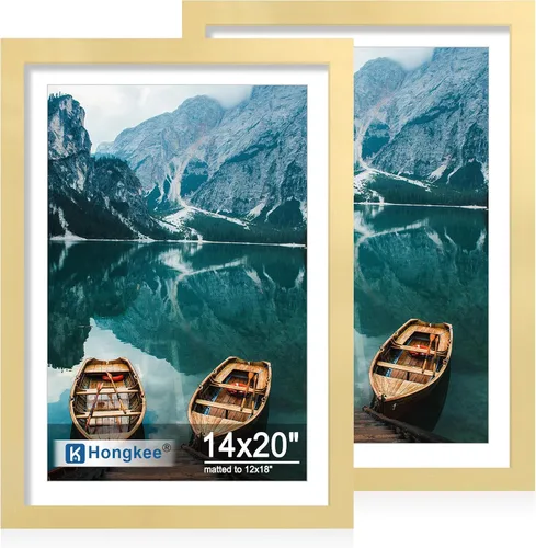 Miniatura 190 de Hongkee - Juego de 2 marcos de fotos, HK042515-MD5.5X8.5-BK(2PK)
