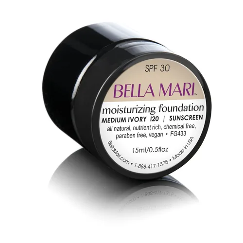 Miniatura 11 de Bella Mari - Base hidratante natural, color beige claro (B10); plástico sin PBA de 2