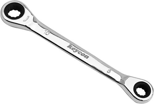 Utoolmart Llave de trinquete, llave métrica de extremo de caja doble de 0.315 in x 0.394 in, acero CR-V