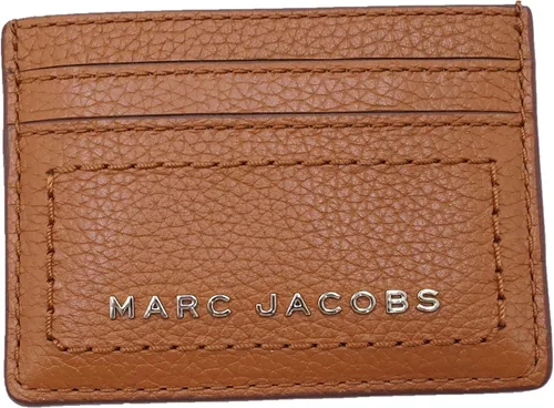 Miniatura 3 de Marc Jacobs S102L01FA21 Funda de piel para tarjeta diaria de almendra ahumada con hardware dorado para mujer, Marrón, Estuche para tarjetas