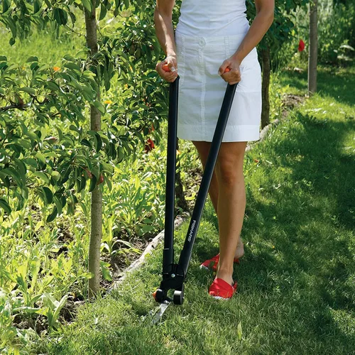Miniatura 6 de Fiskars PowerLever 1001565 - Tijeras multifuncionales para setos y césped, alcance de hasta 8.2 ft, color negro/naranja