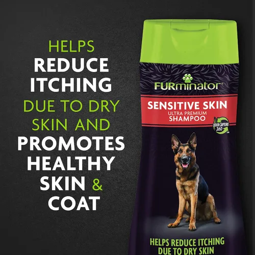 Miniatura 4 de FURminator Sensitive Skin Ultra Premium Champú para Perros, 16 Oz.