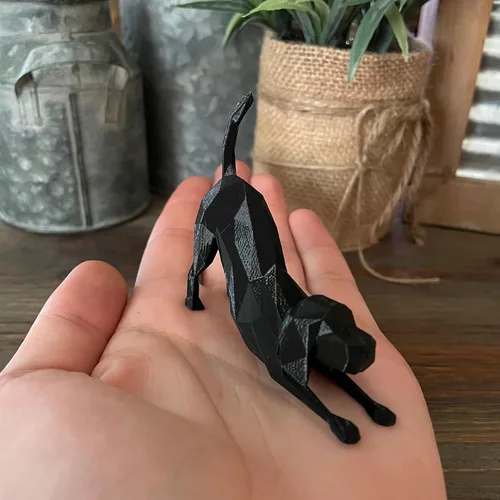 Miniatura 2 de Sands3D - Figura de Labrador Retriever, regalos de laboratorio negro, figuras de perro, Labrador Retriver, chocolate, labrador, decoración