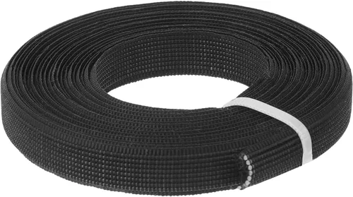 Miniatura 19 de uxcell Deshuesado para coser, 1 pieza de 5 yardas y 0.236 in – corsé de poliéster de alta densidad para vestido de novia, vestido de novia (negro)
