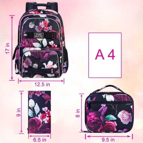 Miniatura 4 de Mochila para laptop, mochila escolar de 16 pulgadas, mochila universitaria, mochilas resistentes al agua para adolescentes, niñas, niños, mujeres