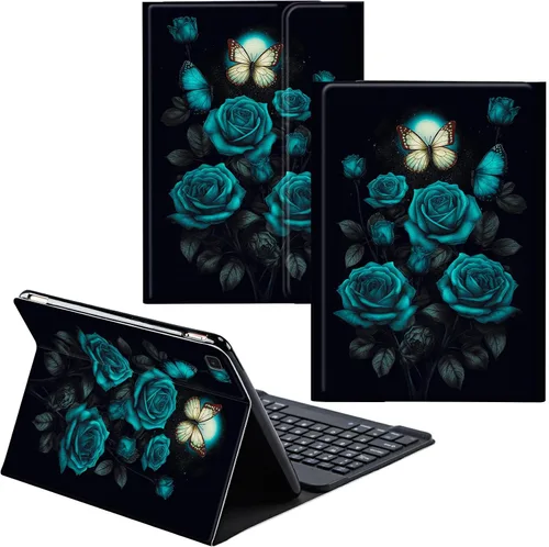 Miniatura 12 de Funda para Samsung Galaxy Tab S6 Lite 2022/2020 Teclado Inalámbrico Desmontable y Cubierta De Soporte De Cuero PU Funda Protectora Para Samsung