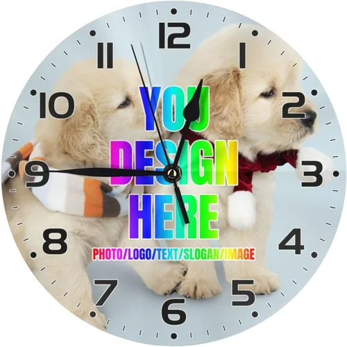 Miniatura 10 de Reloj de pared personalizado con diseño de planeta y galaxia para habitación de niños, reloj de pared personalizado con nombre de niño, regalo