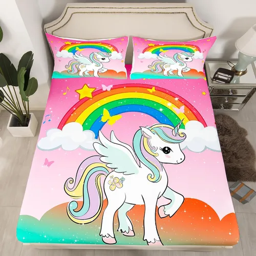 Miniatura 22 de Erosebridal Sábana bajera ajustable con patrón de piedra azul con estampado de mármol azul, juego de ropa de cama líquida trippy para niños, niñas
