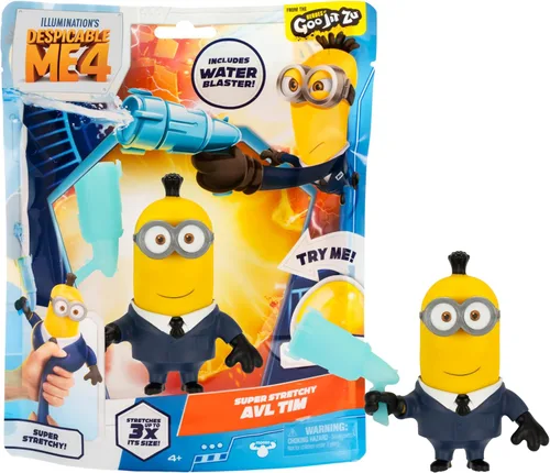 Miniatura 5 de Minions Despicable Me 4 - Tim súper elástico AVL con propulsor de agua se han convertido en héroes de Goo JIT Zu figuras de acción de juguetes