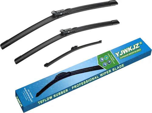 Miniatura 28 de Escobillas de limpiaparabrisas de 18"+18" pulgadas de repuesto para Chevrolet HHR 2006-2011, Jeep Commander 2006-2009, Cherokee 1997-2001 y Ford
