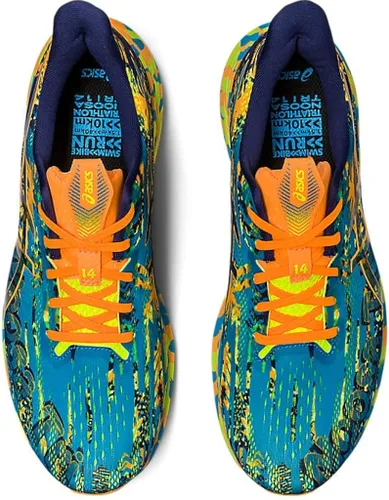 Miniatura 6 de ASICS Zapatillas de correr Noosa TRI 14 para hombre, Lime ZestSky