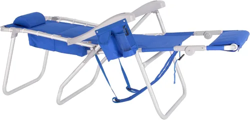 Miniatura 6 de Mochila acolchada de alta resistencia para adultos con reposapiés y bolsa enfriadora Coloque plana, 5 posiciones reclinables Bolsa térmica