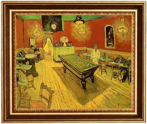 Miniatura 9 de ELITEART -Noche estrellada sobre el ródano por Vincent Van Gogh Giclée Art Canvas Prints- Tamaño del marco: 28 x 35 pulgadas