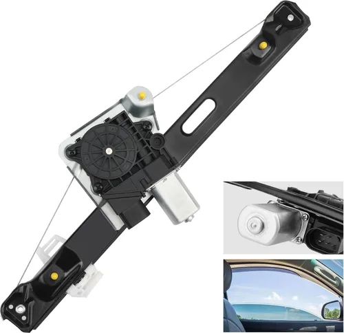 Miniatura 10 de Regulador de ventana, compatible con BMW 3 E90 E91 2006-12 323i 325i 325xi 328i 328xi 330i 330xi 335d 335i 335xi xDrive M3 BMW 3 Elevaluna trasero