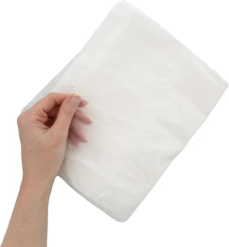 Miniatura 7 de Juego de 10 paños de plástico transparente blanco, 9 x 12 pies, protector para pintores de automóviles, protección contra derrames de pintura