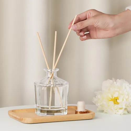 Miniatura 5 de L'odeur Vill Difusor de varillas Gardenia de 8.5 onzas, difusor de baño con 10 varillas, difusor perfumado de aceite esencial para el hogar, juego