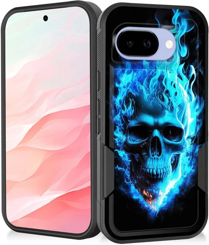 Miniatura 118 de Funda para Pixel 7a, resistente de doble capa híbrida de policarbonato duro de goma suave a prueba de golpes para Google Pixel 7A 6.1 pulgadas