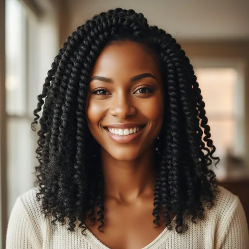 Miniatura 8 de Fulcrum Pelo de ganchillo Passion Twist de 8 pulgadas, 9 paquetes de cabello pretrenzado y prerrizado para mujeres negras (8 pulgadas