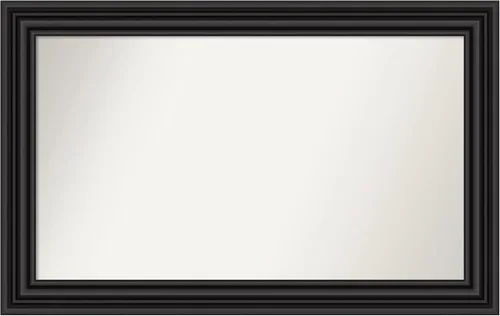 Miniatura 103 de Amanti Art Espejo personalizado, espejo de baño negro puente, espejo de pared o espejo de tocador de baño sobre el fregadero (26 x 26 pulgadas)