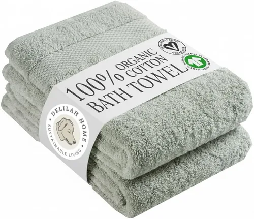 Miniatura 19 de Delilah Home Toallas de baño de algodón turco, suaves y absorbentes, 100% orgánicas, tejido grueso de 700 GSM, suaves para pieles sensibles, 6
