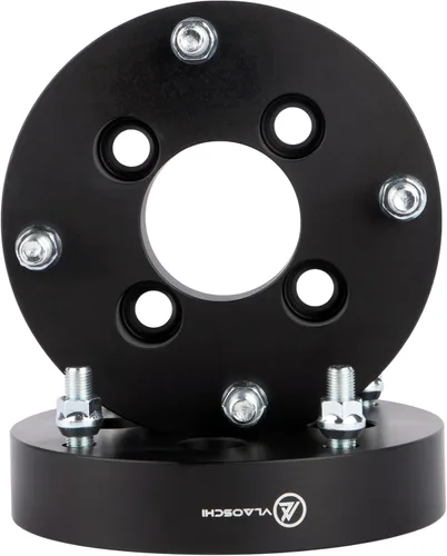 Miniatura 10 de Adaptadores de rueda ATV forjados negros de 4 x 110 a 4 x 156 de 1 pulgada con pernos de 12 x 1.25, compatibles con Honda-Suzuki-Yamaha-Kawasaki 4