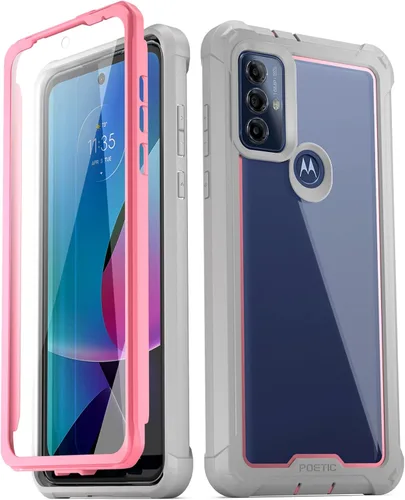 Miniatura 9 de Poetic Guardian - Funda para Motorola Moto G Play (2023), [probada en caídas de grado militar de 20 pies] cubierta híbrida de cuerpo completo a Negro