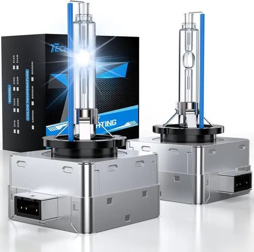 Miniatura 16 de Bombillas HID de xenón D1S, 6000 K 35 W, luz blanca fría, luz alta/baja, 66144 66140 85140 85415, bombilla de repuesto, fácil instalación, paquete